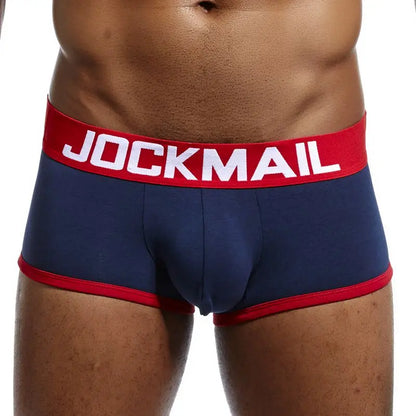 Brand Mens Underwear Boxer Trunks Gay Penis Pouch cueca boxer calzoncillos hombre Man Boxer Shorts Sleepwear panties