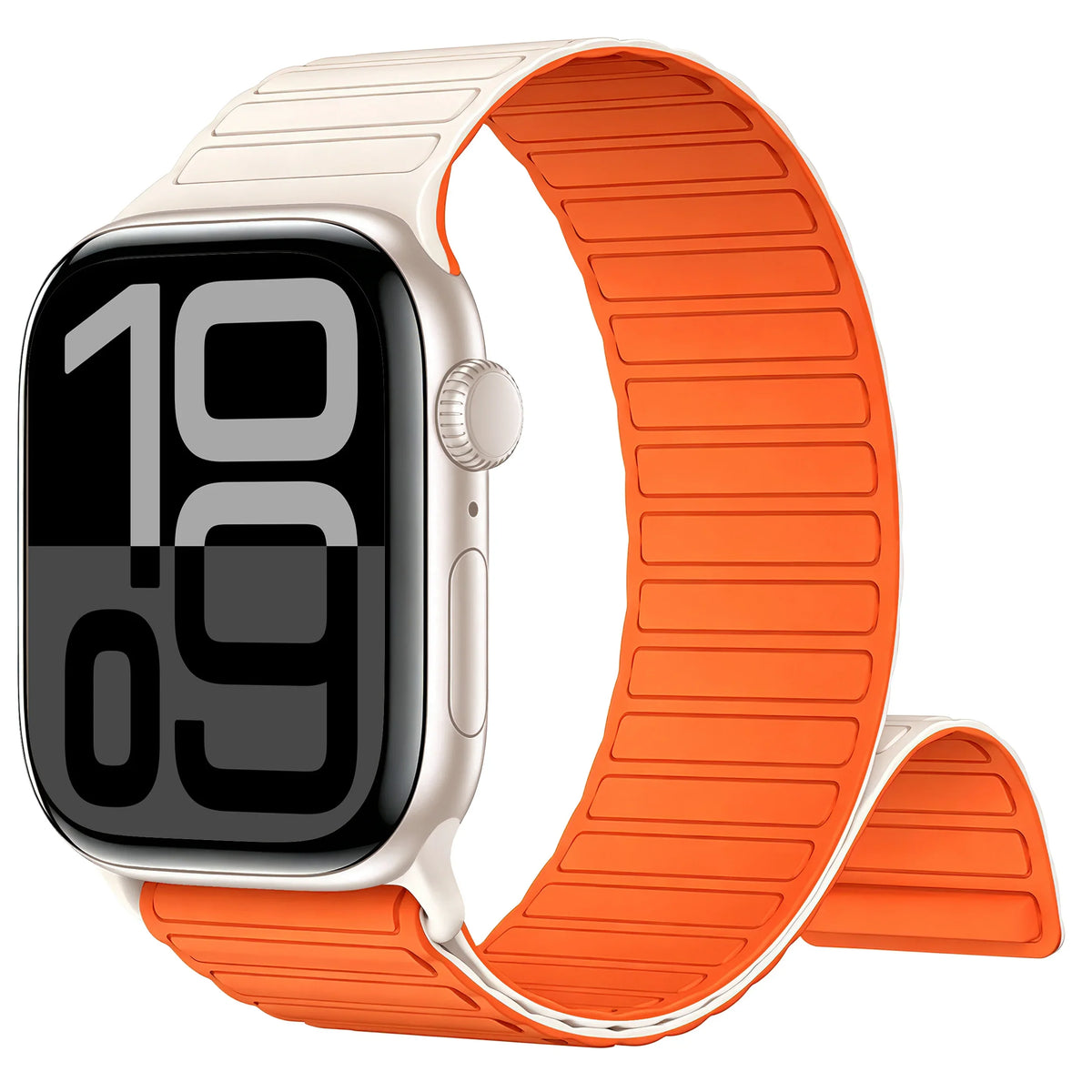 Silicone Strap For Apple Watch 46mm 42mm 49mm Magnetic Band For iWatch Ultra 3 2 Series 12 11 10 9 8 7 6 5 SE Bracelet Correa