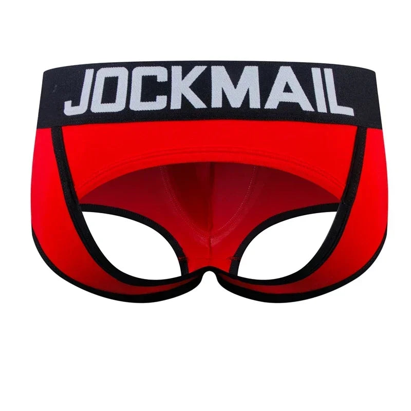 Sexy Men Underwear Boxer Briefs  Men Thong G-strings Tanga Short Underpants Gay Male Underwear Open Backless Crotch Jockstraps