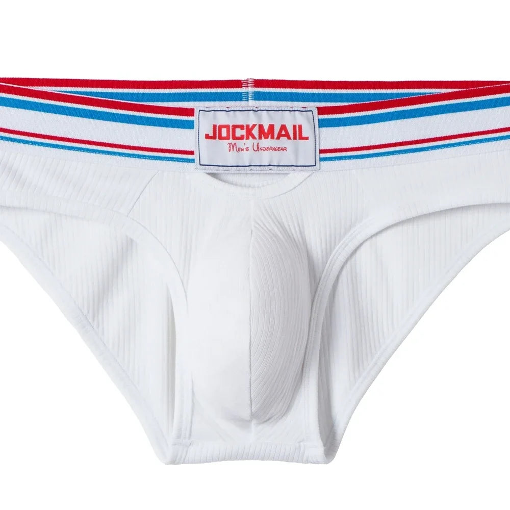 Men's Briefs Slip Sexy Men Underwear Brief Hollow U Convex Cotton Man Underpants Comfortable Cuecas Masculinas Sissy Panties