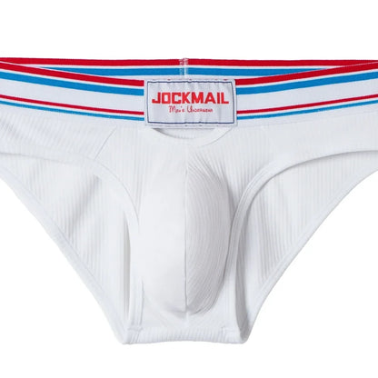 Men's Briefs Slip Sexy Men Underwear Brief Hollow U Convex Cotton Man Underpants Comfortable Cuecas Masculinas Sissy Panties