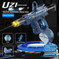 UZI Electric Water Gun with Lights Cool Electric Continuous Firing and Reloading Summer Water Play Kid’s Adult Toy Water Gun