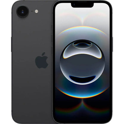 Apple iPhone 16e A3212 Unlocked Cell‑Phone,128GB Black/White,Grade 1‑4 Refurbished Genuine Device  Good Condition Refurbished Cell Phone,With Free Charging Cable