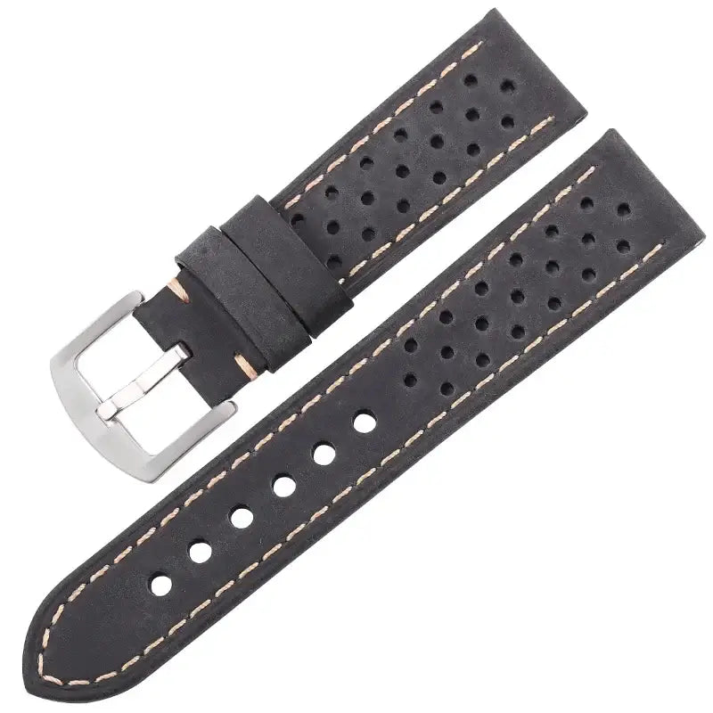 Suunto Race, Vertical & 9 Peak Perforated Leather Rally Band