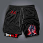 Dragon Ball Super Licensed Shorts 2025 - Japanese Anime Breathable Quick-Dry Beach Pants, Retro Y2K Hip Hop Style