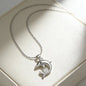 925 Sterling Silver 18k Gold Plated Necklace Single Sparkling Zircon Clavicle Chain for Women Wedding Silver Jewelry collares