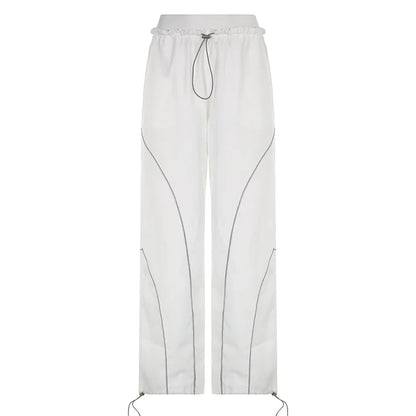 Y2K High Waist Baggy Wide Leg Sweatpants Women