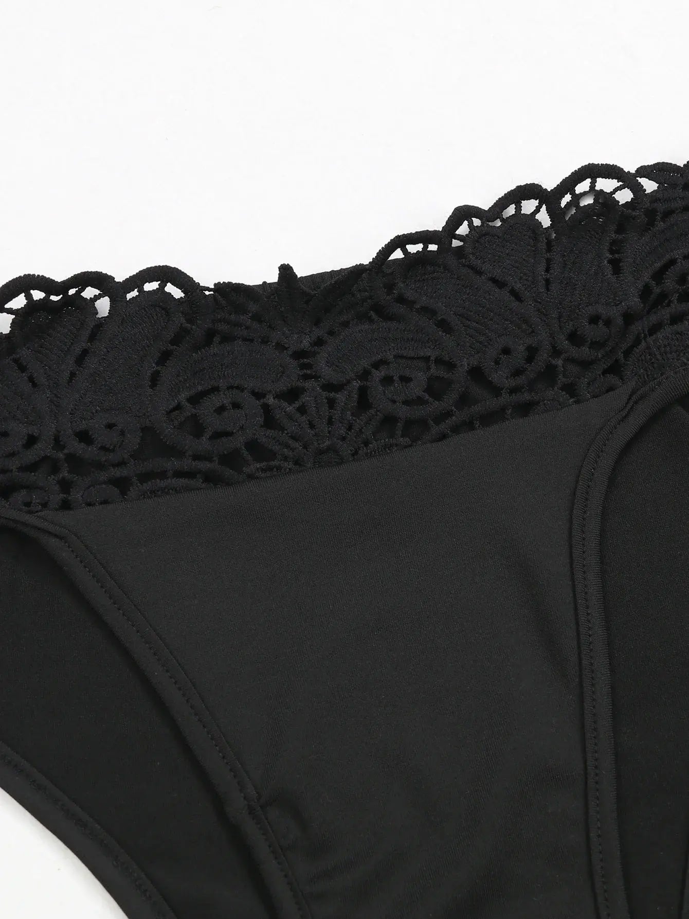Accessories Sexikinis Swim Black Lace Women's Swimsuit 3-Piece Set Sexy & Stylish