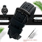 Samsung Galaxy Watch 7, 6, 5, 4 & FE Stitched Perforated Silicone Band