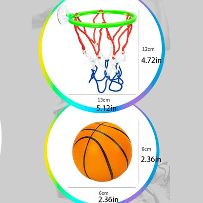 Funny Plastic Funny Basketball Hoop Kit Sensory Training Basketball Portable No-punch Indoor