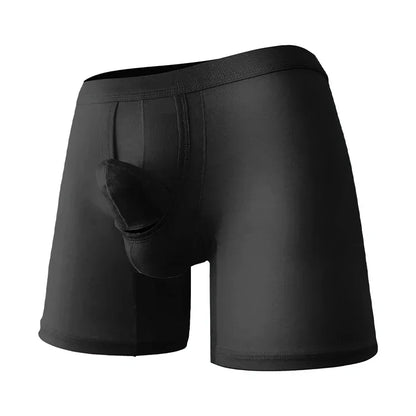 Men's Boxershorts Cotton Breathable Underwear Mid Long Boxers Trunks Comfortable Shorts