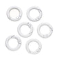 5Pcs Colorful  O Ring Spring Clasp Openable Round Carabiner Keychain Clips Hook Dog Chain DIY Jewelry Buckle Connector
