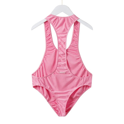 Men Sexy Leotard Underwear Bodysuit Strap Thong Elastic Bondage Jockstrap Harness Halter Neck One-Piece Costume  gay underwear