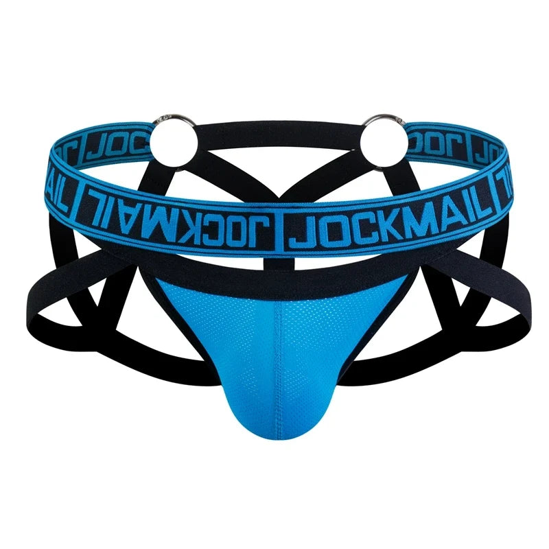 Men Sexy G String Thong Erotic Jockstrap Gay Underwear Lingerie Bondage Sissy Lingerie Men Bikini Beif Panochas Cueca Tanga Slip