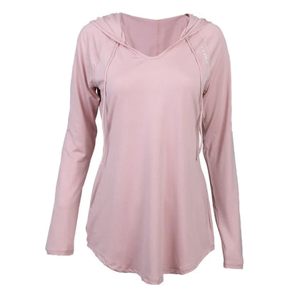 AirFlow Women's Hooded Yoga & Running Tee