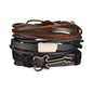 MeMolissa 3/4Pcs/ Set Braided Wrap Leather Bracelet for Men Vintage Life Tree Guitar Wood Beads Fashion Male Bracelets Wristband