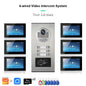 ANJIELO 2-12 Units Apartment Doorbell Video Intercom System Digital Frame Background Music Detection Preview NEW 2026