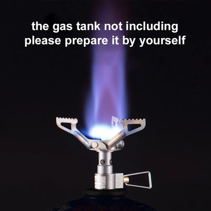 BRS Outdoor Gas Stove Mini Camping Gas Burner 25g Ultralight Titanium