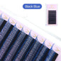 SONG LASHES Y Shape Ombre Color Lashes Two tip C/D Curl Premade Volume Lashes Individual Eyelash Extension Supplies