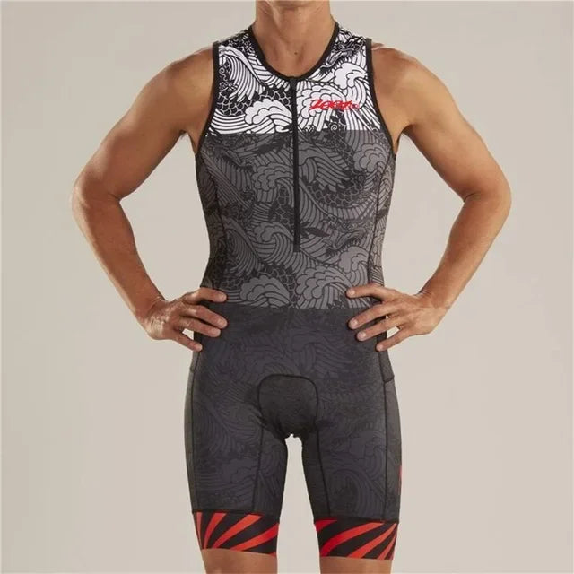 Zootekoi Triathlon Men's Breathable Sleeveless Jacket