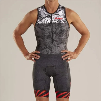 Zootekoi Triathlon Men's Breathable Sleeveless Jacket