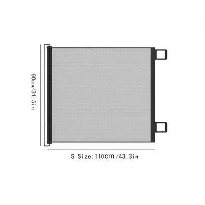 Automatic Pet Mesh Isolation Net Retractable Pet Gate For Kid Dog Fence Easy Install Pet Gate For Stairs Doorways Outdoor