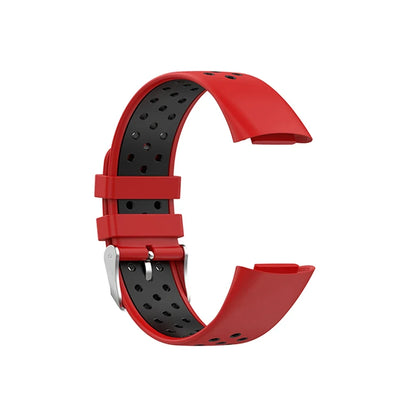 Fitbit Charge 5 & 6 Two-Tone Perforated Silicone Band, Buckle