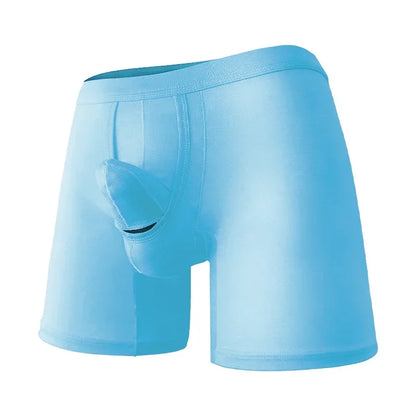 Men's Boxershorts Cotton Breathable Underwear Mid Long Boxers Trunks Comfortable Shorts