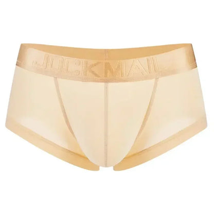 Sexy Underwear Men Boxer Panty Shorts Ice Silk Original  Panties Breather Boxer Briefs Ultra-thin Transparent Fun Gay Underwear