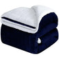 Fluffy Sherpa Fleece Blanket Throw Single Double King Cozy Warm Sofa Bed Throws