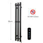 OXG Electric Heated Towel Rack Wall Mounted Bathroom Towel Warmer Dryer Heater 3 Bars Timer Touch Control WiFi Energy Saving