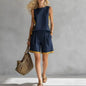 2026 Summer New Sleeveless Vest Shorts Suit Women's Casual Loose Two-Piece Set Suit Resort Style Fashion Pockets Women Clothing