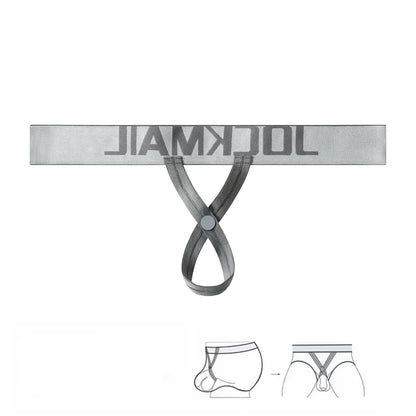Cockstraps Men Jockstrap Panties Sexy Thongs G String Adjustable Mobile Buttons Ring Penis Cockring Gay Underwear Thong Lingerie