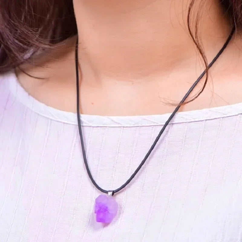 Natural Rough Stone Necklace
