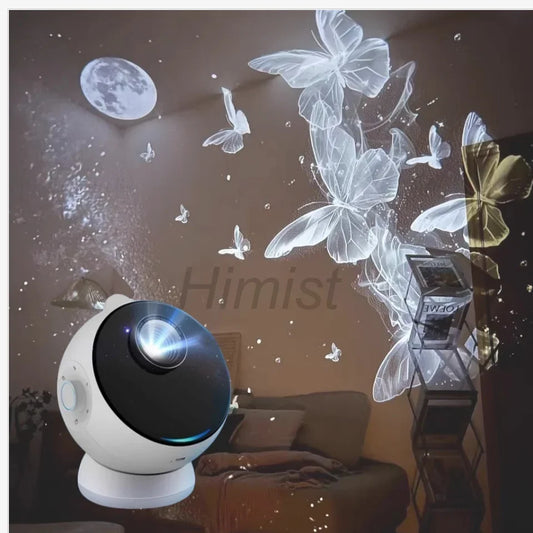 2025 Dynamic Meteor 12 in 1 Ultra Clear Galaxy Projector Lamp Rotary Planetarium Projector Light with Music Player for Kids Gift