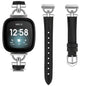 Fitbit Sense 1–2 / Versa 3–4 Slim Leather D-Link Band