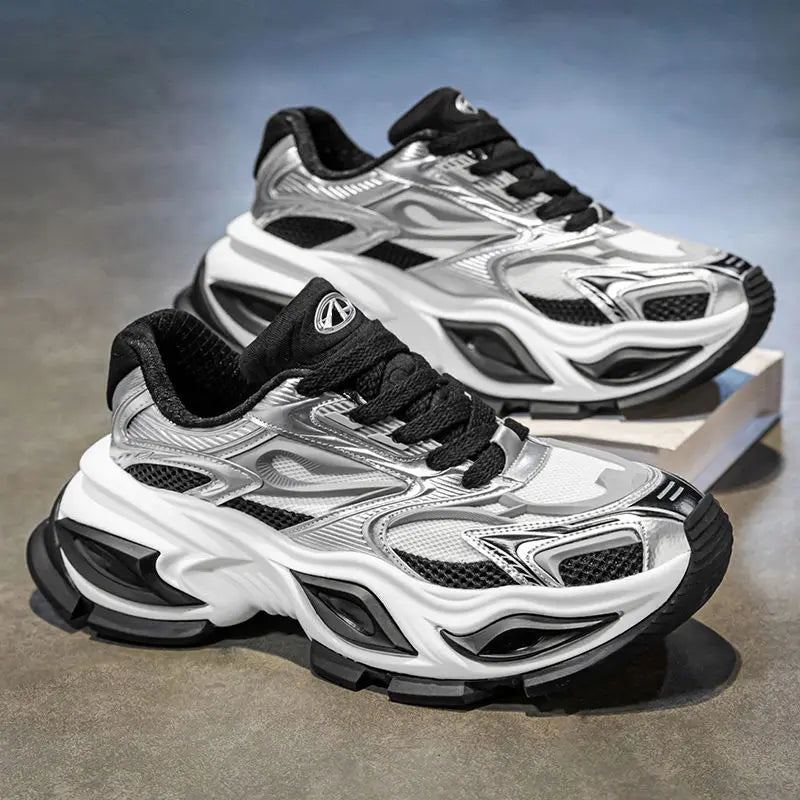 Low-Top Thick Platform Man Casual Sneaker Spring and Autumn Designer Trend 2025 Comfortable High Quality Sports Shoes for Men