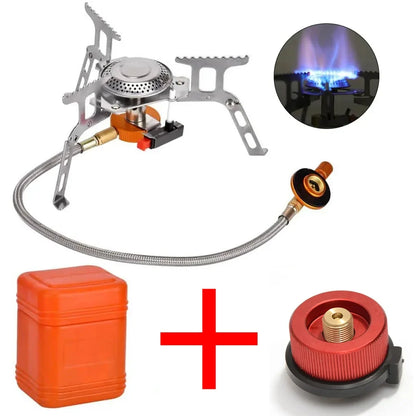 Camping Gas Stove Outdoor Tourist Burner Big Power Heater Tourism
