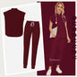 Women's Medical Uniform Elastic Scrub Set