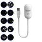 USB galaxy Projector Night Light 2-in-1 Mini Galaxy 360° Rotate LED Starry Sky Ambient Lamp For Party Home Saturn Decoration
