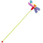 Cat Toy Feather Cats Sticks Insects Toys for Cats Teasing Butterfly Stick Cat Toys Interactive Wool Ball Teaser Toy Pet Products