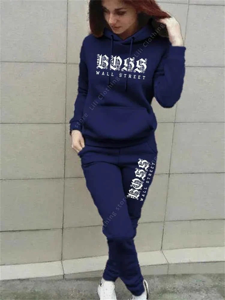 Women's Luxury Hoodie & Sweatpant Tracksuit