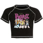 Women's Y2K Gothic Cartoon Print T-Shirt Trendy