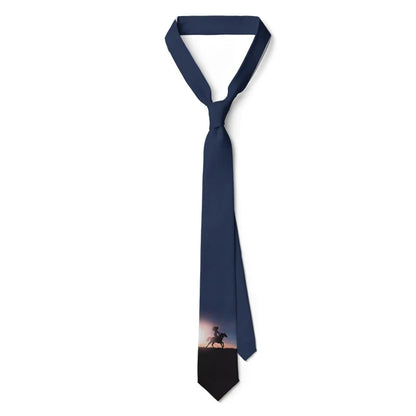 Novelty Creative Cool Men Tie 3D Printing Starry Night Pattern Fashion Harajuku Casual Necktie Birthday Party Halloween Gift Tie