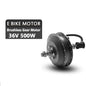 Electric Bike Motor Wheel 36V 250W 350W 500W Brushless Gear Hub Motor Front Rear 20"24"26"27.5"28"29"700C E Bike Motor Wheel