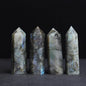 Natural Stone and Crystals Point Wand Witchcraft Rose Quartz Amethyst Home Decor Mineral Reiki Healing Stones Crafts Room Decor