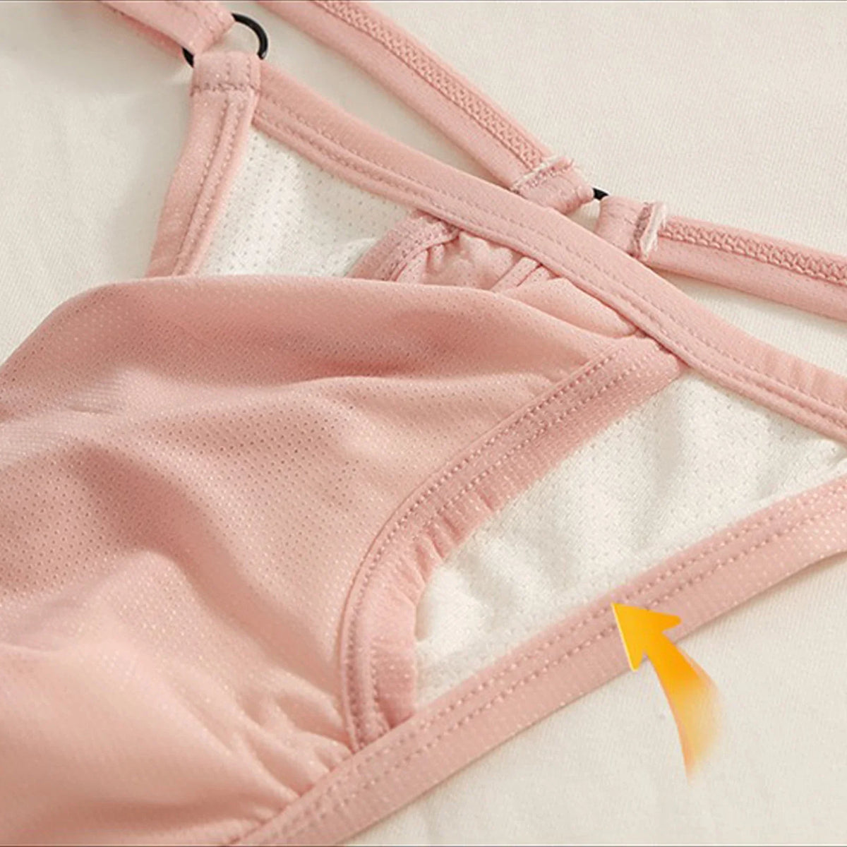 Sexy Men's Underwear Ice Silk Mesh Pouch Thin See-Through Underpants Jockstrap T Pants Elastic Waist Adjustable Thong