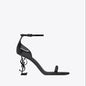 High Heel Open End Sandals, Sexy, with Unique Strap, Red Wine Color, Elegant Personality New Summer Style Elegant Ladies Sandals