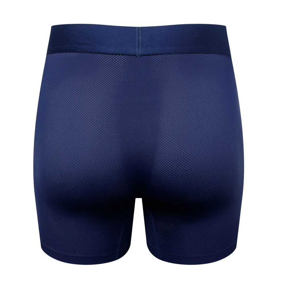 Sexy Men Underwear Men's Boxer 3D Hammock-shaped Pouch Designed Breathable Mesh Panels Men Boxershorts Trunk Male Underpants