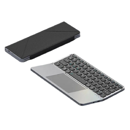 Bluetooth 5.3 Wireless Bluetooth Keyboard Portable Detachable Foldable Keyboard Universal Compact Rechargeable Keyboard Travel